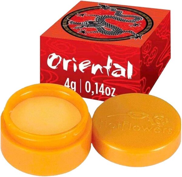 CREME MULTIFUNCIONAL TÉRMICO ESFRIA ESQUENTA POMADA HOT FLOWERS ORIENTAL 4G - Imagem 2