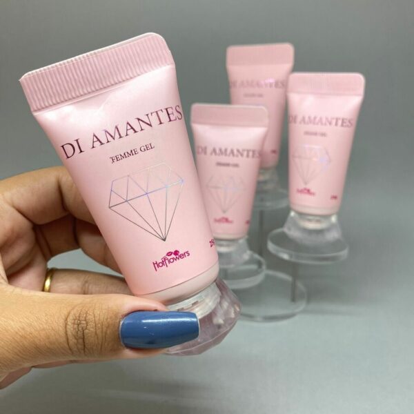 GEL AFRODISÍACO MULTIFUNCIONAL FEMININO TÉRMICO ESQUENTA HOT FLOWERS DI AMANTES FEMME GEL  25G - Imagem 2