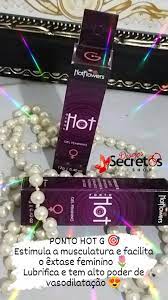 GEL ESTIMULANTE MASTURBADOR FEMININO TÉRMICO ESQUENTA HOT FLOWERS POINT HOT G 12G