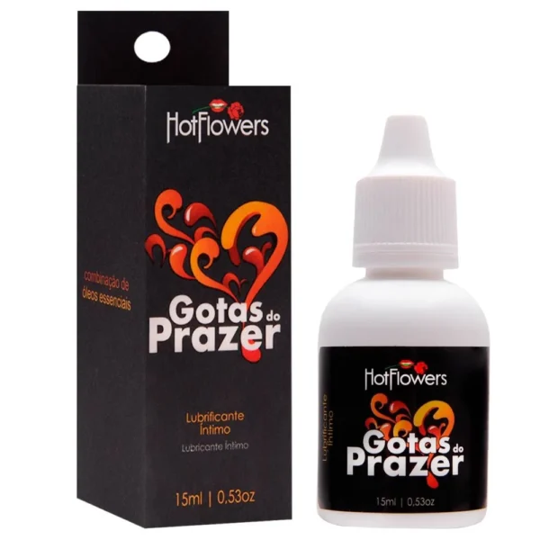 ÓLEO ESTIMULANTE MASTURBADOR FEMININO TÉRMICO ESQUENTA HOT FLOWERS GOTAS DO PRAZER 15ML - Imagem 5