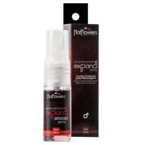 GEL EXCITANTE MASCULINO VASODILATADOR HOT FLOWERS EXPAND SPRAY12ML