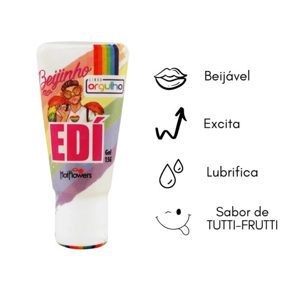 GEL PARA ORAL BEIJO GREGO HOT FLOWERS BEIJINHO NO EDI 15G - Imagem 3