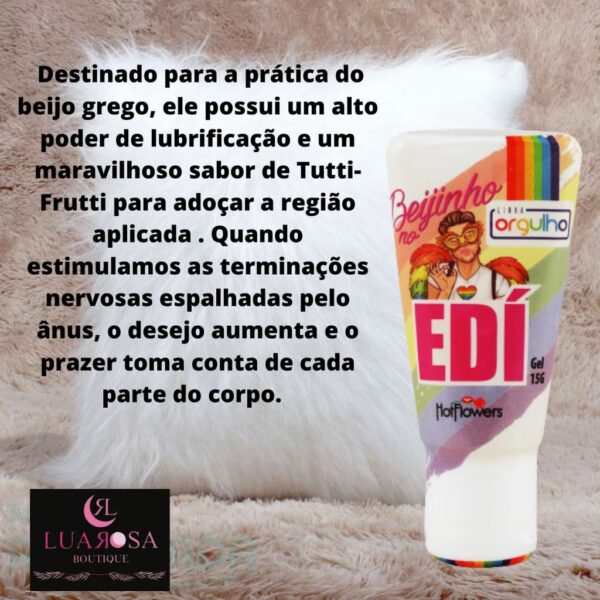 GEL PARA ORAL BEIJO GREGO HOT FLOWERS BEIJINHO NO EDI 15G - Imagem 7