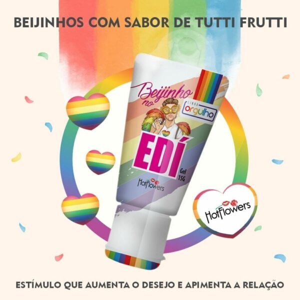 GEL PARA ORAL BEIJO GREGO HOT FLOWERS BEIJINHO NO EDI 15G - Imagem 9