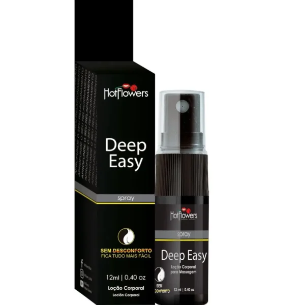 GEL DESSENSIBLIZANTE PARA SEXO ANAL HOT FLOWERS DEEP EASY SPRAY 12ML