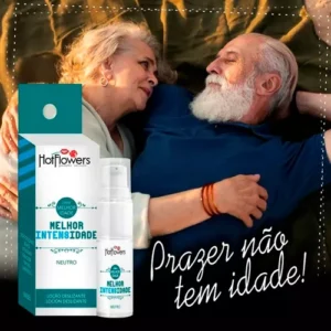 GEL LUBRIFICANTE UNISSEX SILICONADO HOT FLOWERS MELHOR INTENSIDADE 12ML
