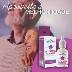GEL LUBRIFICANTE ESTIMULANTE FEMININO HOT FLOWERS INTIMIDADE FEMININA 15ML