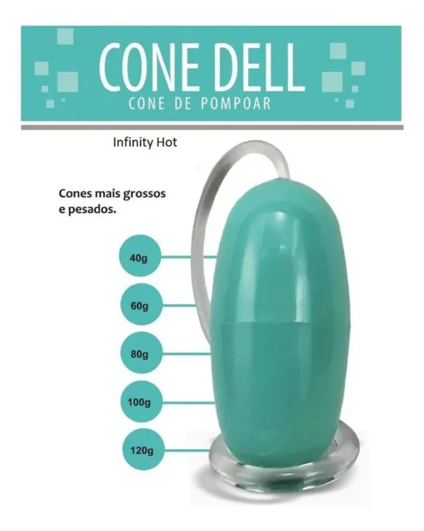 CONES DE POMPOAR HOT FLOWERS LINHA PERIDELL - Imagem 2