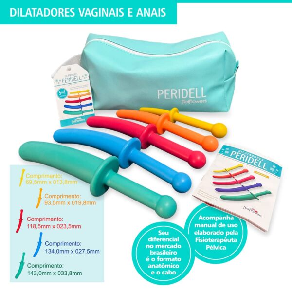 DILATADORES VAGINAIS E ANAIS HOT FLOWERS LINHA PERIDELL - Imagem 3