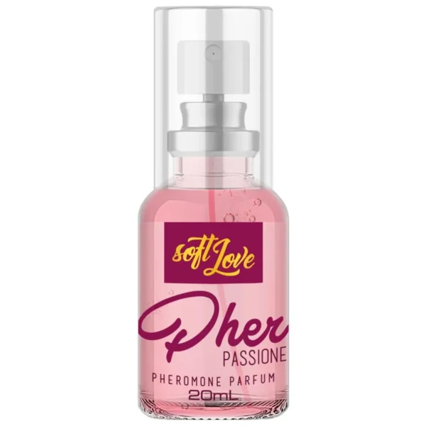 PERFUME AFRODISÍACO FEROMÔNIO SOFT LOVE PHER PASSION SPRAY 20ML - Imagem 7