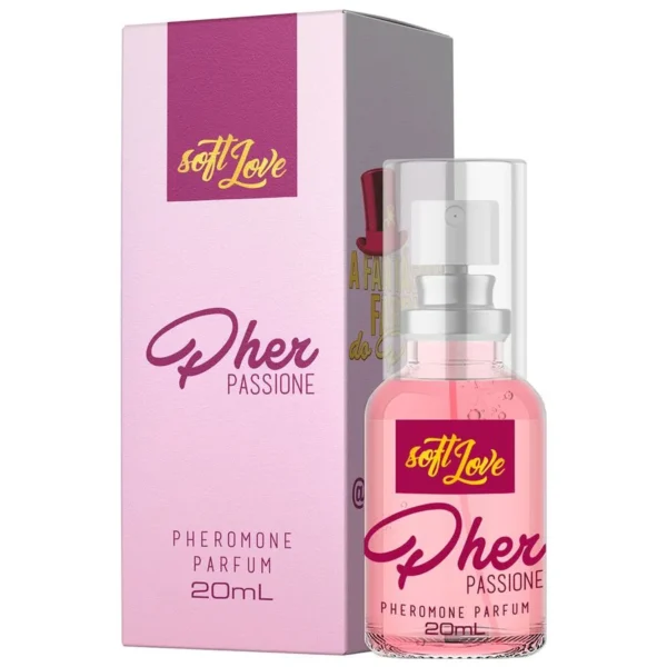 PERFUME AFRODISÍACO FEROMÔNIO SOFT LOVE PHER PASSION SPRAY 20ML