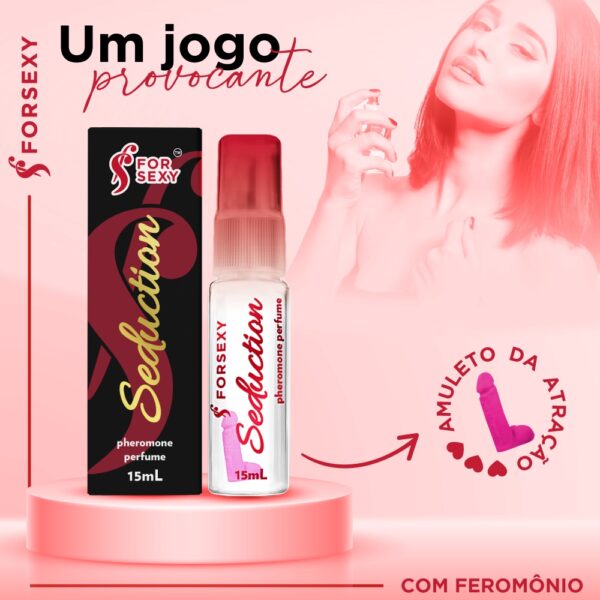 PERFUME AFRODISÍACO FEROMÔNIO SOFT LOVE SEDUCTION SPRAY 15ML - Imagem 5