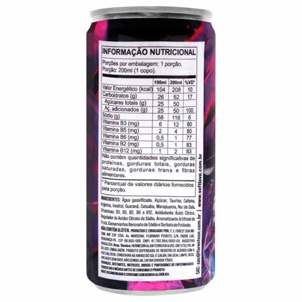 BEBIDA ENERGÉTICA SOFT LOVE AFTER SEXXX 269ML - Imagem 4