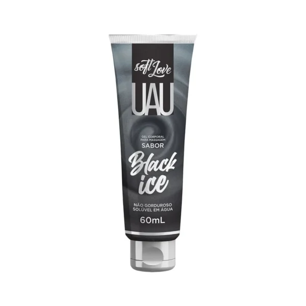 GEL LUBRIFICANTE BEIJÁVEL PARA MASSAGEM SENSUAL SOFT LOVE UAU 60ML 6 SABORES - Imagem 2