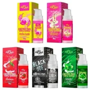 GEL LUBRIFICANTE ESTIMULADOR VIBRADOR LÍQUIDO SOFT LOVE ELETRIC PLUS VIBRO DELÍCIA 18G