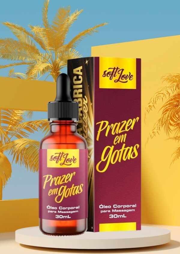 ÓLEO DE MASSAGEM AFRODISÍACO SOFT LOVE PRAZER EM GOTAS 30ML - Imagem 6