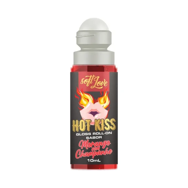 GLOSS LABIAL SABORIZADO SOFT LOVE HOT KISS 10ML 3 SABORES - Imagem 2