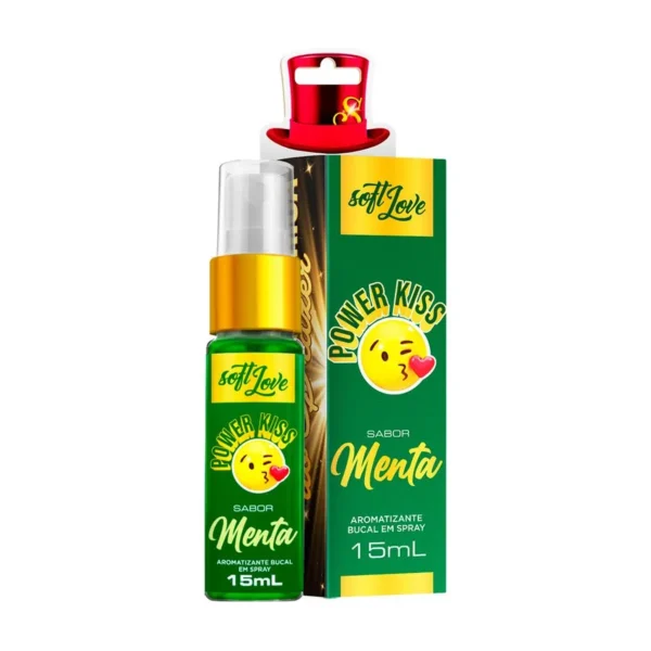 AROMARIZANTE BUCAL SOFT LOVE POWER KISS 15ML 3 SABORES - Imagem 3