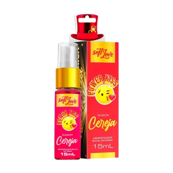 AROMARIZANTE BUCAL SOFT LOVE POWER KISS 15ML 3 SABORES - Imagem 2