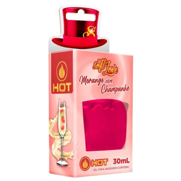 GEL BEIJÁVEL PARA SEXO ORAL TÉRMICO AROMATIZANTE SOFT LOVE HOT 30 ML 5 SABORES - Imagem 2