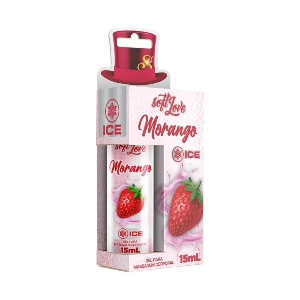GEL BEIJÁVEL PARA SEXO ORAL TÉRMICO AROMATIZANTE SOFT LOVE ICE 15ML 4 SABORES - Imagem 2