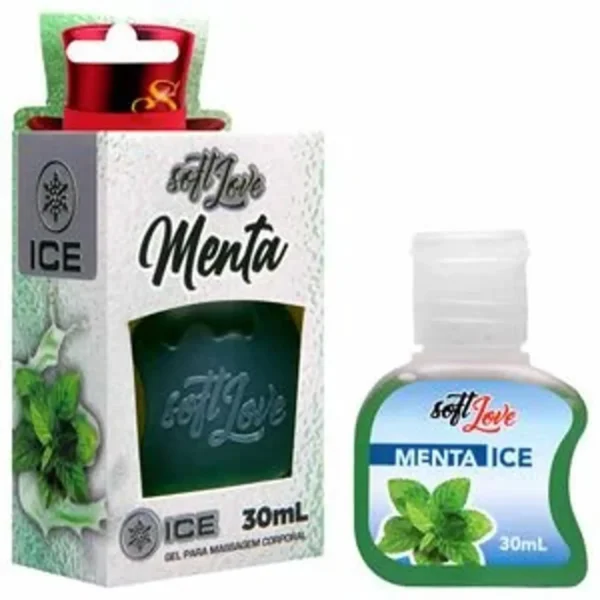 GEL BEIJÁVEL PARA SEXO ORAL TÉRMICO AROMATIZANTE SOFT LOVE ICE 30ML 4 SABORES - Imagem 2