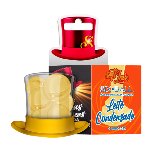 BOLINHAS EXPLOSIVAS GEL BEIJÁVEL SABORIZADO SOFT LOVE SIX BALLS COMBO FACILIT BLACKOUT 6 UNIDADES - Imagem 6
