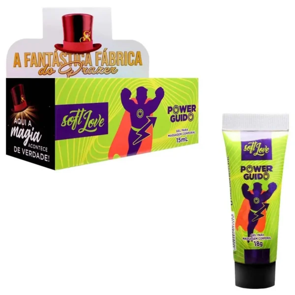 GEL ESTIMULANTE VASODILATADOR SOFT LOVE POWER GUIDO BISNAGA 15ML - Imagem 3
