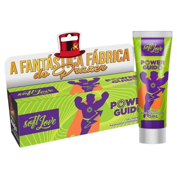 GEL ESTIMULANTE VASODILATADOR SOFT LOVE POWER GUIDO BISNAGA 15ML - Imagem 4