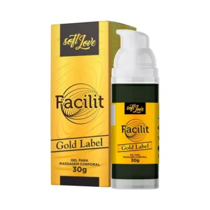 GEL DESSENSIBLIZANTE PARA SEXO ANAL  TÉRMICO VIBRADOR SOFT LOVE FACILIT GOLD LABEL 30G