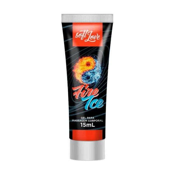 GEL MULTIFUNCIONAL ESQUENTA ESFRIA SOFT LOVE FIRE ICE BISNAGA 15ML - Imagem 2