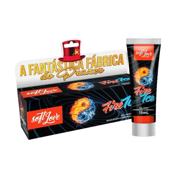 GEL MULTIFUNCIONAL ESQUENTA ESFRIA SOFT LOVE FIRE ICE BISNAGA 15ML
