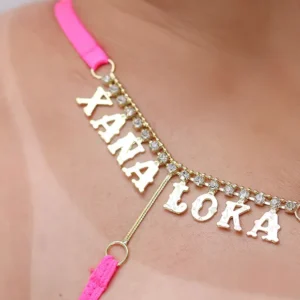 CALCINHA PERSONALIZÁVEL STRASS TALLYTA 4192 TAMANHO ÚNICO ROSA NEON