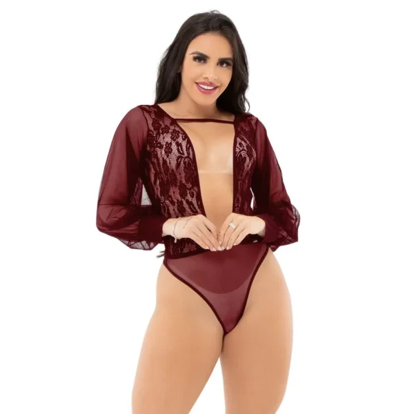 BODY JESSI SAPEKA 5619 EM TULE P M G GG 3 CORES - Imagem 7