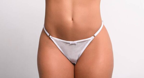 CALCINHA STRING EM TULE E RENDA YAFFA Y5073 TAMANHO UNICO 5 CORES - Imagem 2