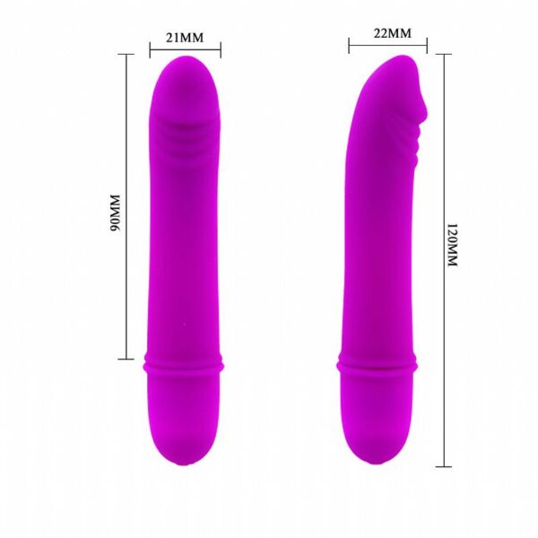 VIBRADOR PURO SILICONE 10 NÍVEIS DE VIBRAÇÃO BECK PRETTY LOVE SI5413 - Imagem 4