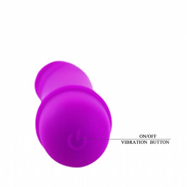VIBRADOR PURO SILICONE 10 NÍVEIS DE VIBRAÇÃO BECK PRETTY LOVE SI5413 - Imagem 3