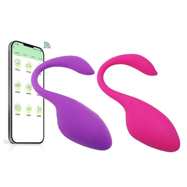 VIBRADOR DE CASAL RUBY VIA APP SI8319 (CONSULTE CORES)