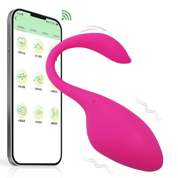VIBRADOR DE CASAL RUBY VIA APP SI8319 (CONSULTE CORES) - Imagem 3