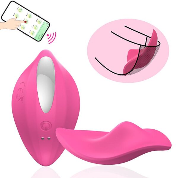 VIBRADOR DE CALCINHA RECARREGAVEL - A LONGA DISTANCIA - PANAME - SI7386 - APP (CONSULTE CORES) - Imagem 4