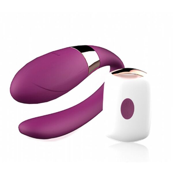 VIBRADOR DE SILICONE CRYPL CASAL - SI5836 (CONSULTE CORES) - Imagem 2