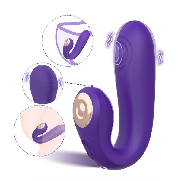 VIBRADOR DE PONTO G E CLITORIS - BOBBY - S-HANDE - SI8675 (CONSULTE CORES) - Imagem 4