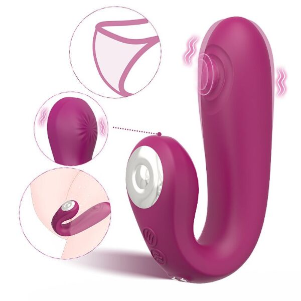 VIBRADOR DE PONTO G E CLITORIS - BOBBY - S-HANDE - SI8675 (CONSULTE CORES) - Imagem 3