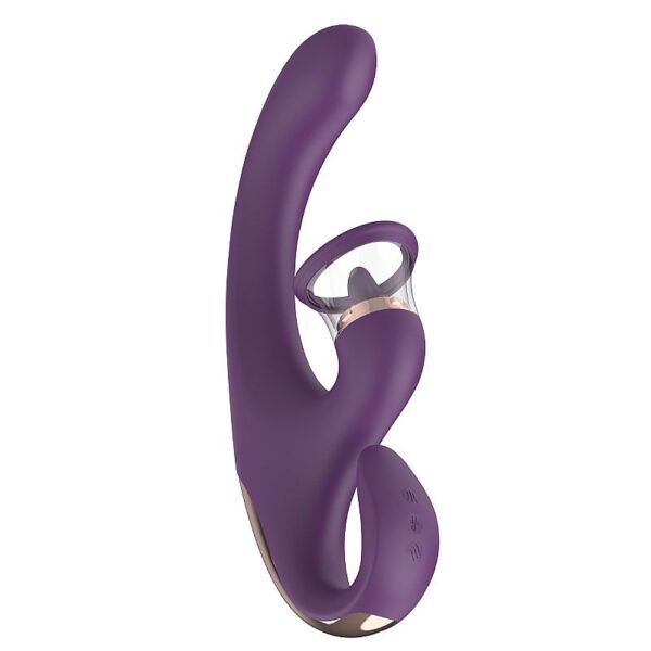 VIBRADOR DE PONTO G E CLITORIS COM LINGUA E SUCCAO - SANDRA - S-HAND - SI8666 (CONSULTE CORES) - Imagem 2