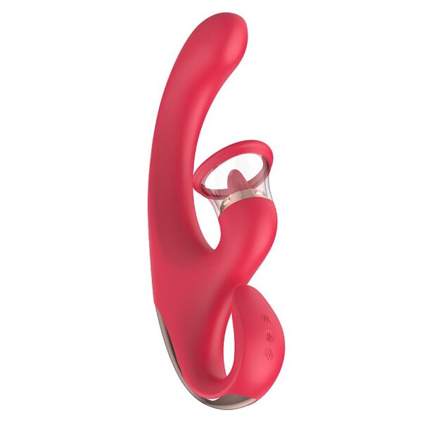 VIBRADOR DE PONTO G E CLITORIS COM LINGUA E SUCCAO - SANDRA - S-HAND - SI8666 (CONSULTE CORES) - Imagem 8