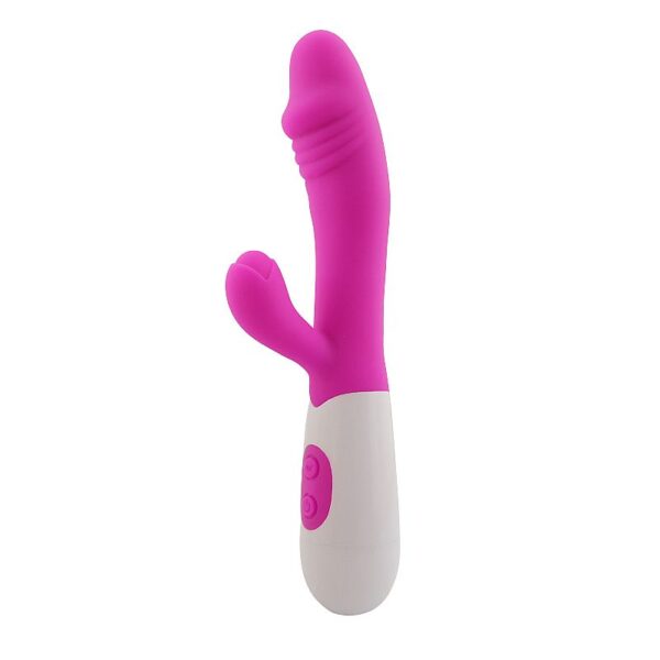 VIBRADOR DE PONTO G E CLITORIS - A PILHAS - SI7273 (CONSULTAR CORES) - Imagem 2