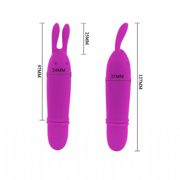 VIBRADOR PURO SILICONE.10 NIVEIS DE VIBRACAO - SI5414 - Imagem 2