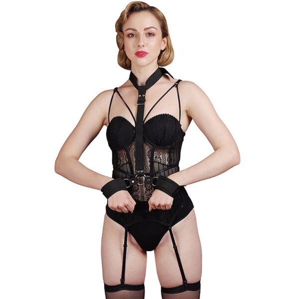 FETICHE KIT BONDAGE ALGEMA DISTANCIADORAS PARA PULSO E TORNOZELO - SI6903