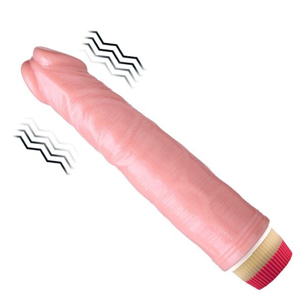 PENIS REALISTICO COM VIBRADOR ROTATIVO A PILHA - 22,5 X 4,3CM - SI8222 - Imagem 6