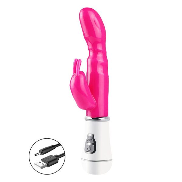 VIBRADOR DE PONTO G E CLITORIS - RECARREGAVEL 16 CM - SI7577 (CONSULTE CORES) - Imagem 4
